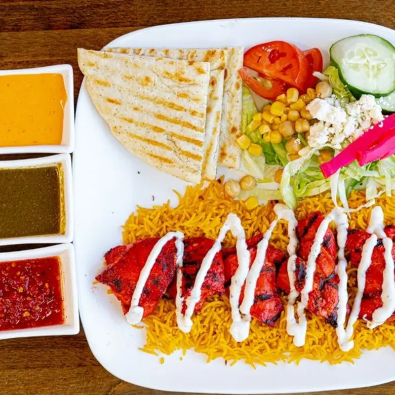 Chicken Tikka Platter at HALAL SPOT 655 Monroe Avenue