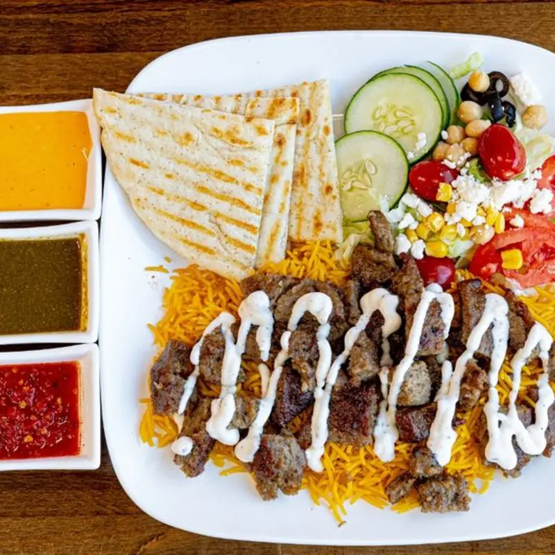 Lamb Platter at HALAL SPOT 655 Monroe Avenue