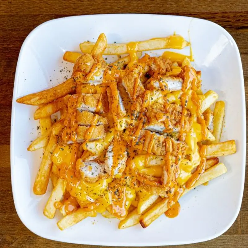 Loaded Chicken Fries at HALAL SPOT 655 Monroe Avenue