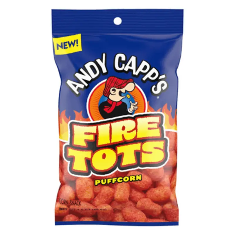 Andy Capp's Fire Tots Puff Corn Snack (1.5 oz) at RaceTrac Convenience