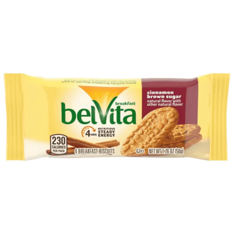 BelVita Crunchy Cinnamon Brown Sugar Breakfast Biscuits (1.76 oz) at RaceTrac Convenience