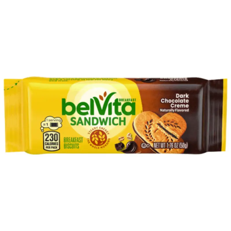 BelVita Dark Chocolate Creme Sandwich Breakfast Biscuits (1.76 oz) at RaceTrac Convenience