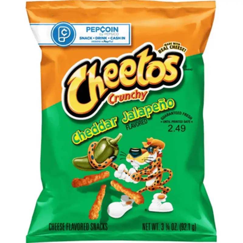Cheetos Crunchy Cheddar Jalapeno Cheese Flavored Snacks (3.25 oz) at RaceTrac Convenience