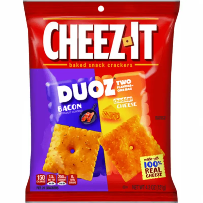 Cheez-It Duoz Bacon & Cheddar Baked Snack Crackers (4.3 oz) at RaceTrac Convenience