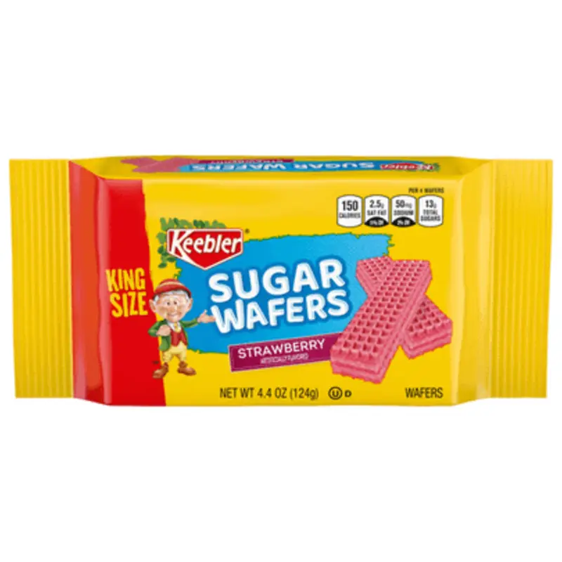 Keebler Strawberry Sugar Wafers King Size (4.4 oz)