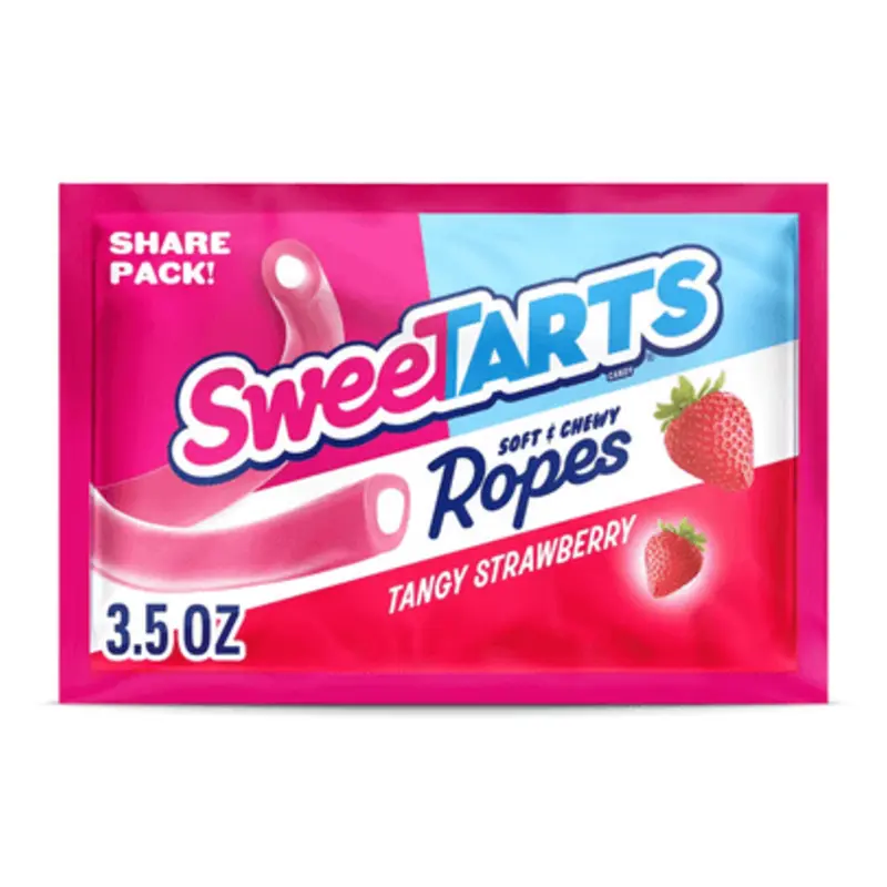 SweeTarts Soft & Chewy Tangy Strawberry Rope Candy Share Pack (3.5 oz)
