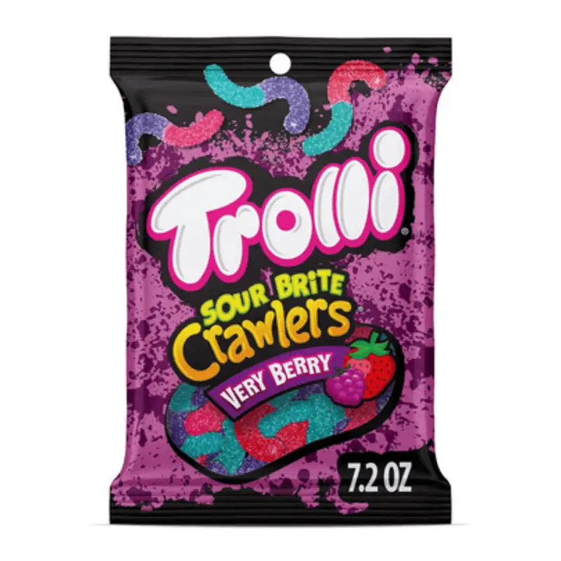 Trolli Sour Brite Crawlers Very Berry Gummi Candy (7.2 oz)