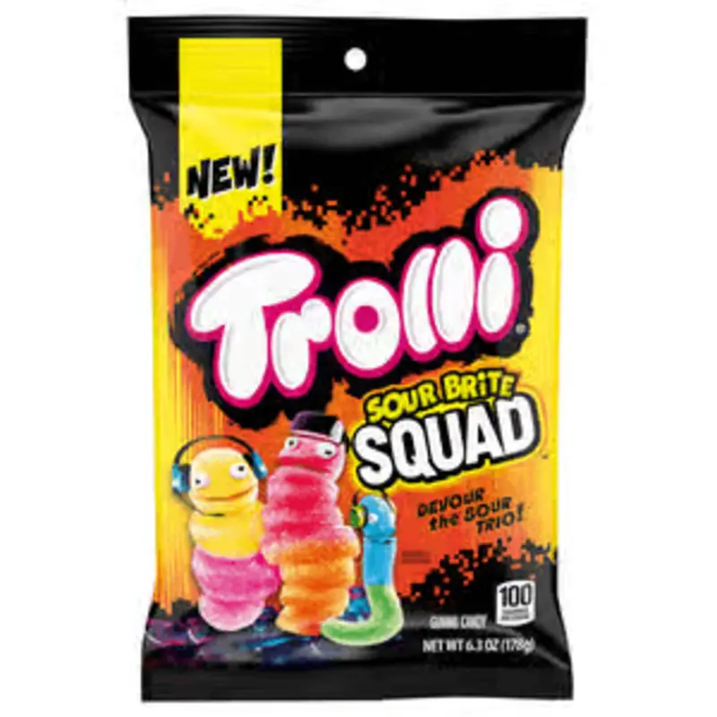 Trolli Sour Brite Squad Gummy Candy (6.3 oz)