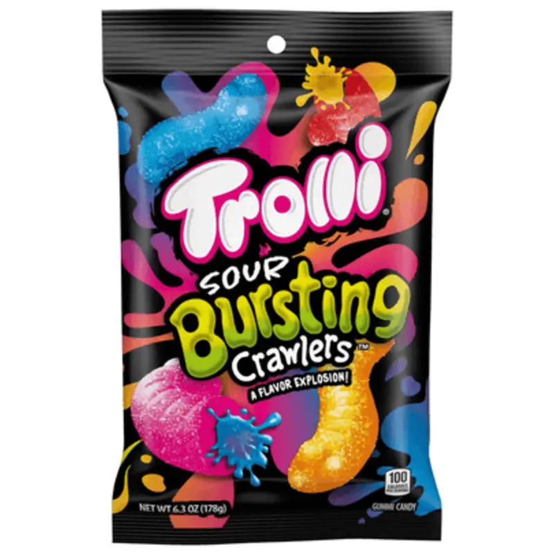 Trolli Sour Bursting Crawlers Gummi Candy (6.3 oz)