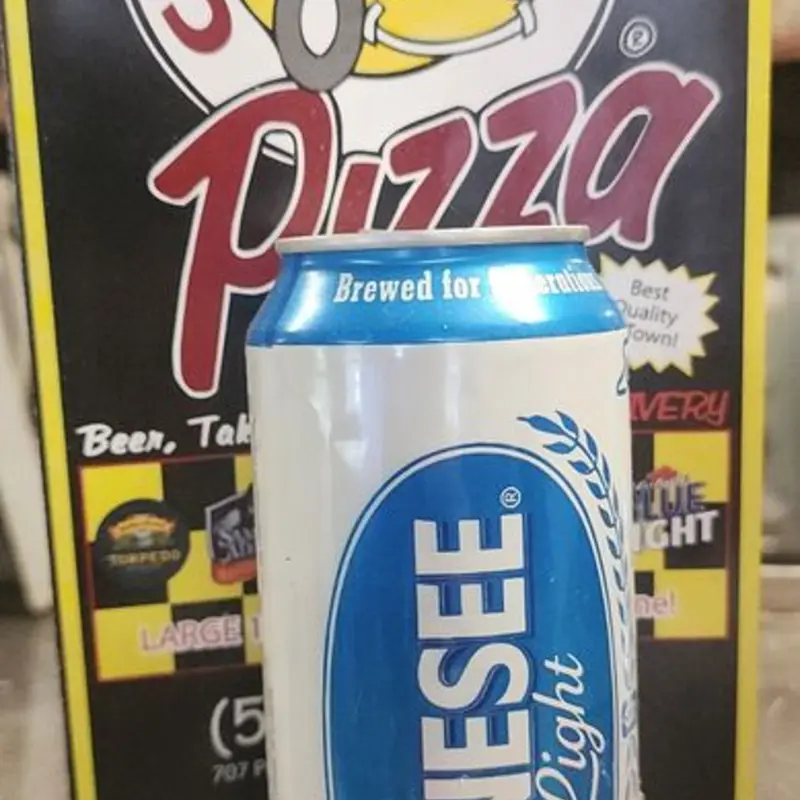 16oz Genesee at Chester Cab Pizza