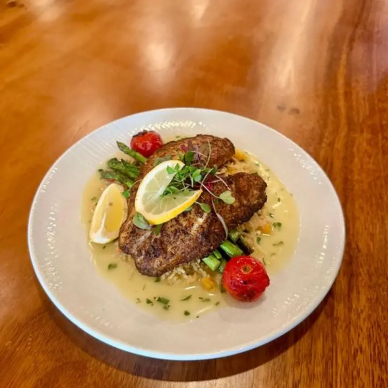 Yellow Tail Snapper Entree at The District Bistro
