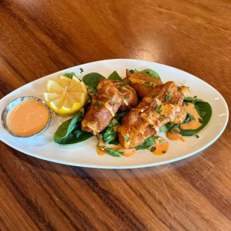 Bang Bang Salmon Appetizers at The District Bistro 412 Cleveland St