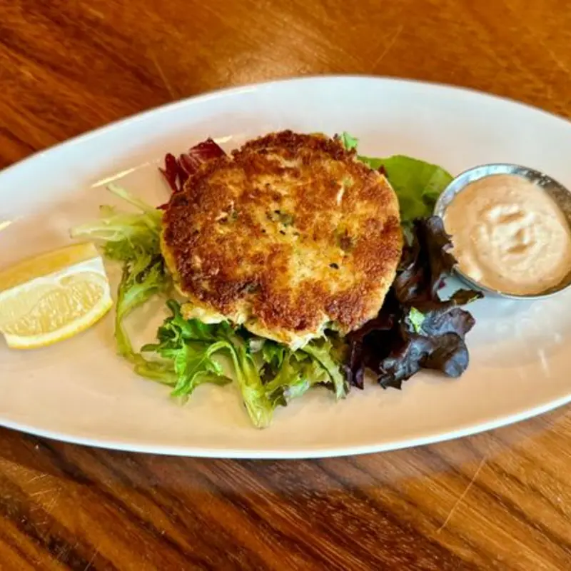 Crab Cake at The District Bistro 412 Cleveland St