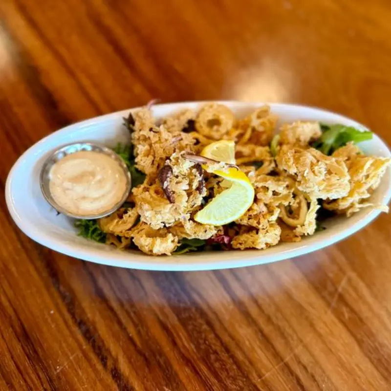 Fried Calamari at The District Bistro 412 Cleveland St