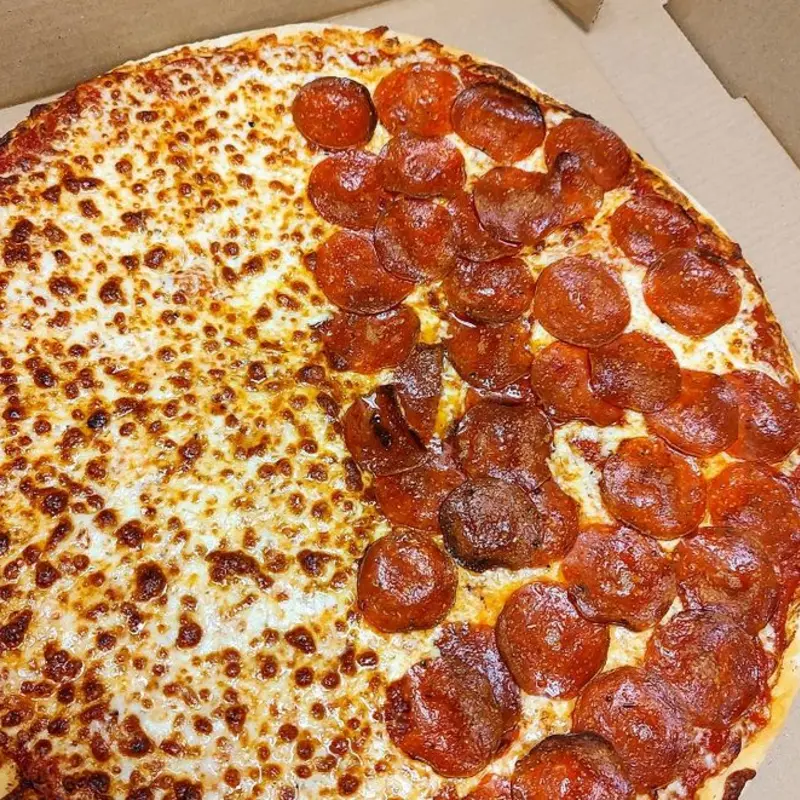 16" HALF AND HALF at GULFSIDE PIZZA & SUBS DOWNTOWN CLEARWATER 530 Cleveland Street, Clearwater