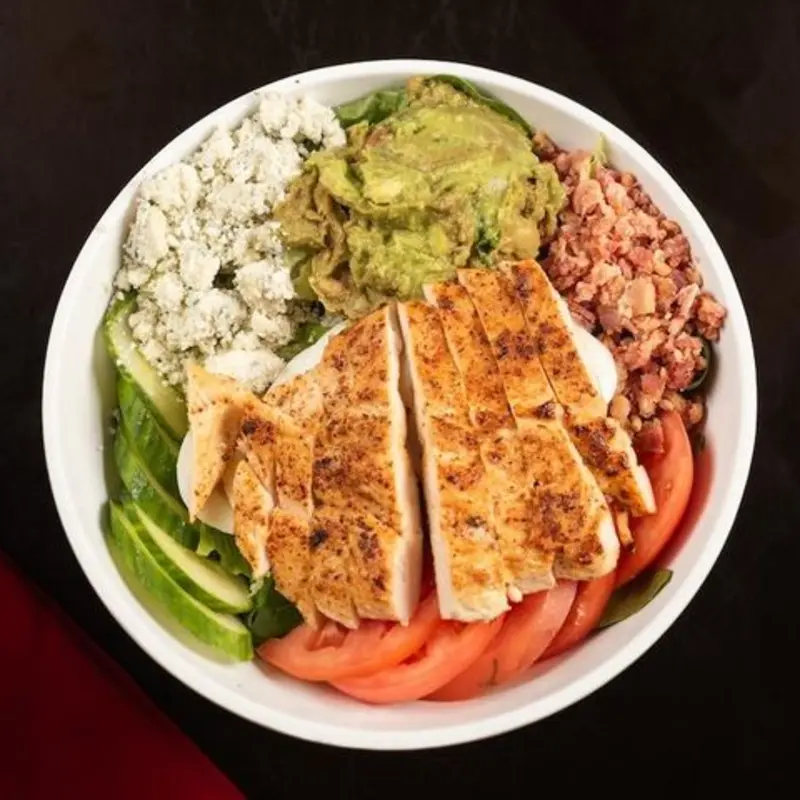BLACKENED CHICKEN COBB at Surfside Taphouse