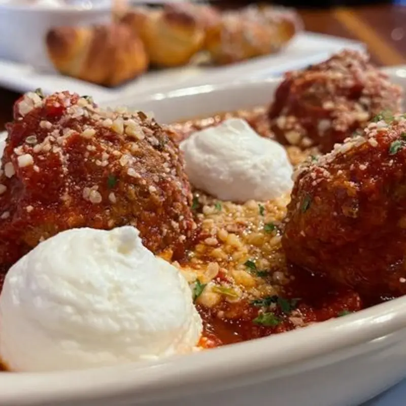 MEATBALLS at Little Anthony's Italian Pizzeria