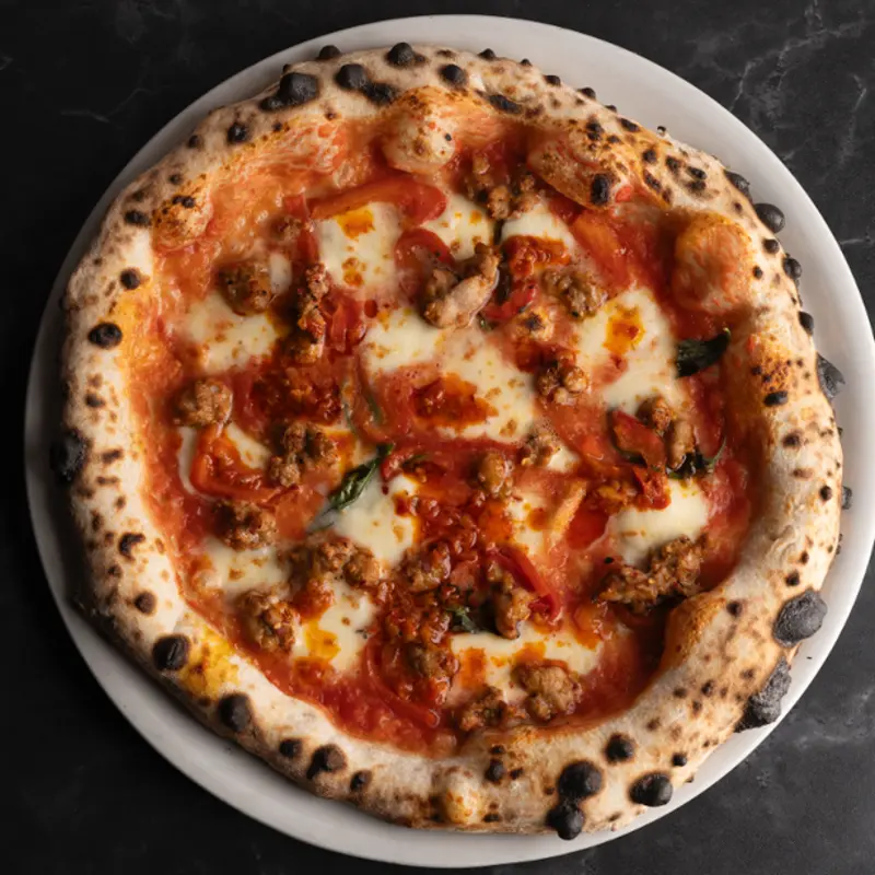 Diavola Pizza at Bavaro's Pizza Napoletana & Pastaria Clearwater