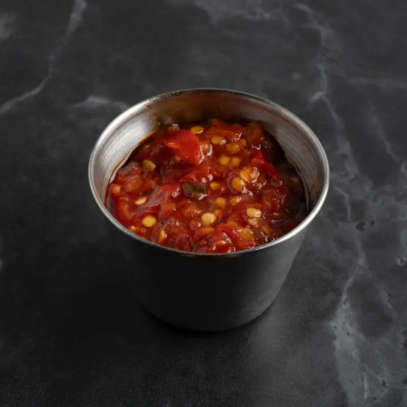 Side of Calabrian Chilis at Bavaro's Pizza Napoletana & Pastaria Clearwater