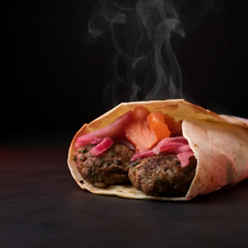 Beef Kofta Patty at Uncle’s Mediterranean-American Fusion