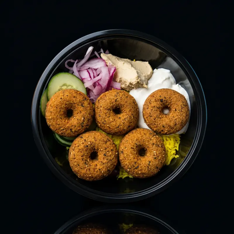 House Falafel Bowl at Uncle’s Mediterranean-American Fusion
