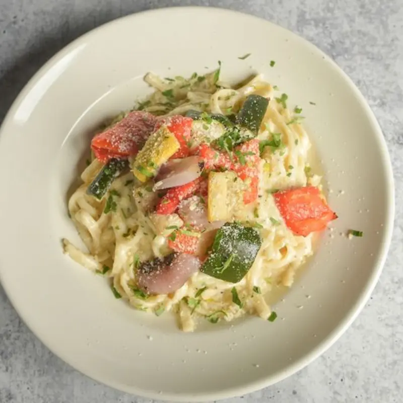Fettuccine Alfredo at Crust Simply Italian - Downtown Chandler