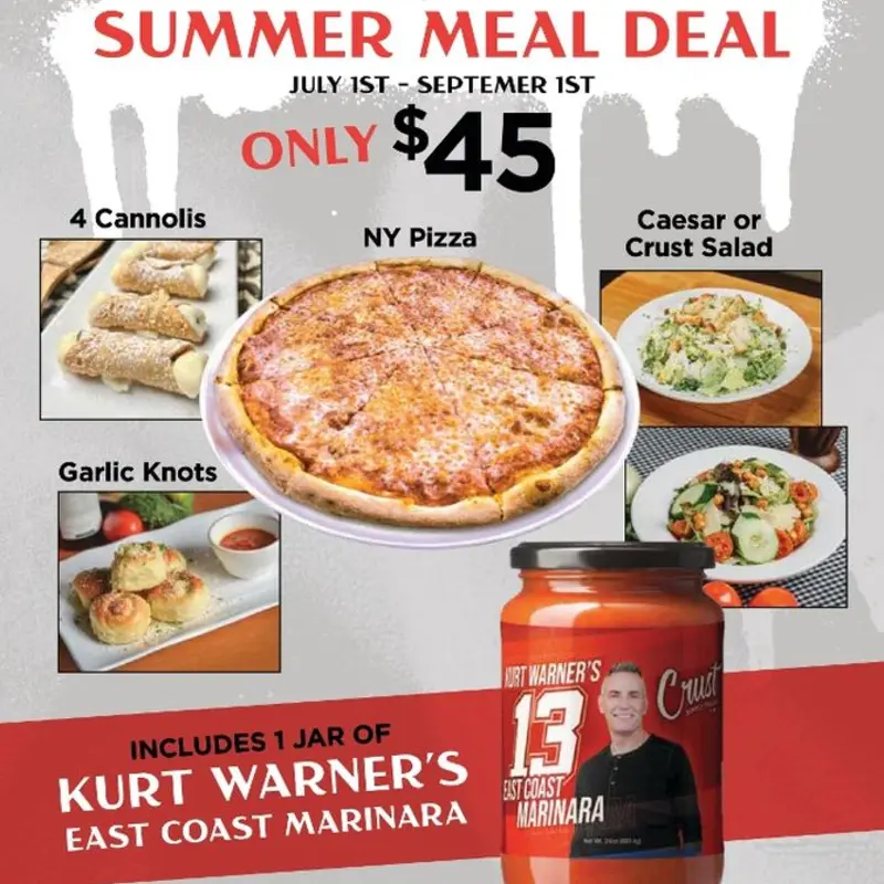 Summer Meal Deal at Crust Simply Italian - Downtown Chandler