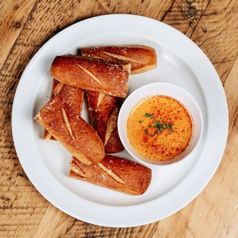 Beer Cheese and Pretzel Bread at Even Stevens Sandwiches Chandler