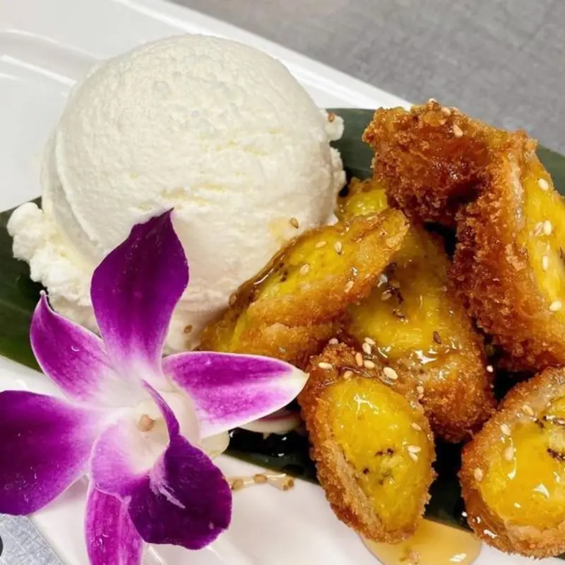 Fried Banana Ice Cream