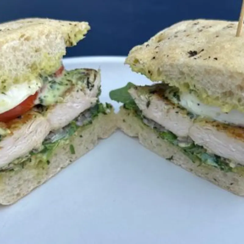 Chicken Pesto Sandwich at George & Gather