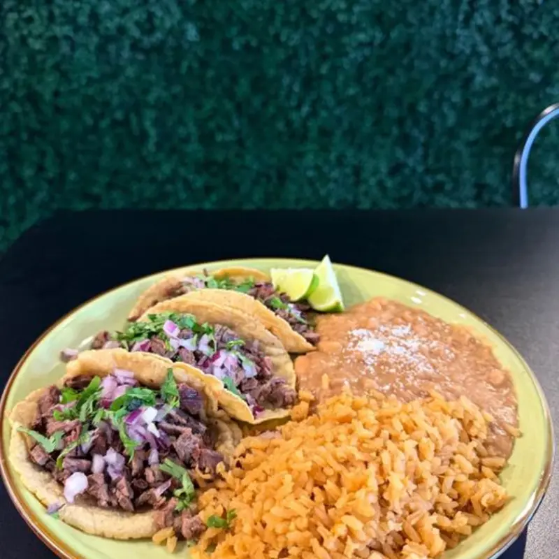 The "Mexico Magico" Taco Platter at Mexico Magico Restaurant and Cantina