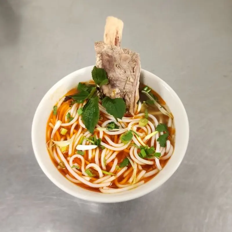 Hue’s Spicy Noodle Soup Beef Rib - BBH Suon at Pho Mai - Chandler Warner Rd