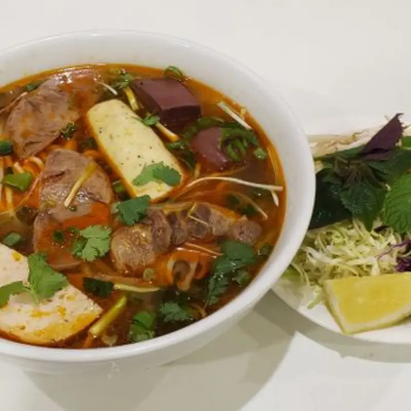 Hue’s Spicy Noodle Soup - Bun Bo Hue at Pho Mai - Chandler Warner Rd