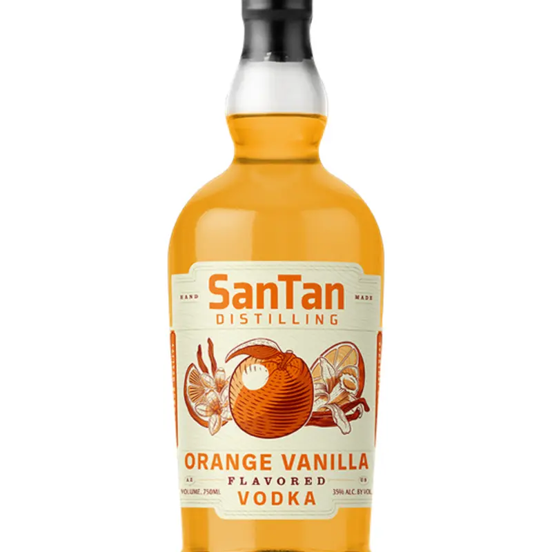 OrangeVanilla Vodka, 750ml spirits (35% ABV)