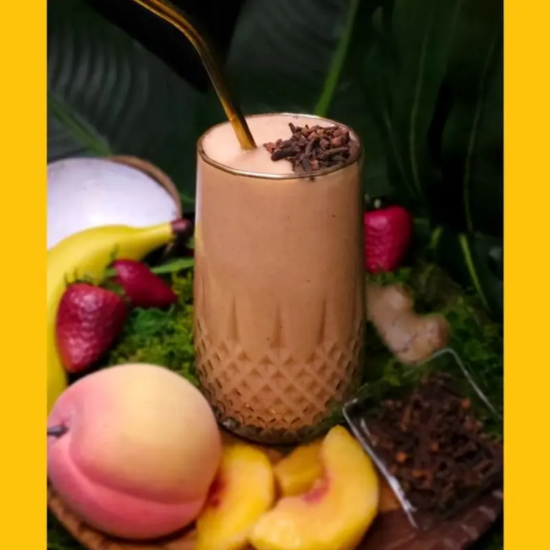58. Clove Spiced Peaches n' Cream