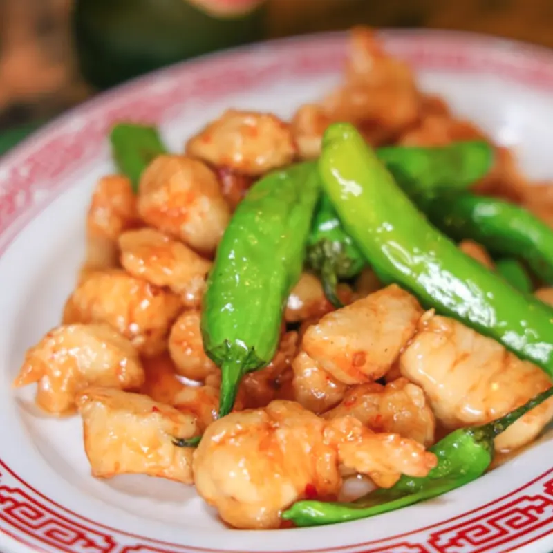 Lunch General Tso's Chicken at PJK Neighborhood Chinese