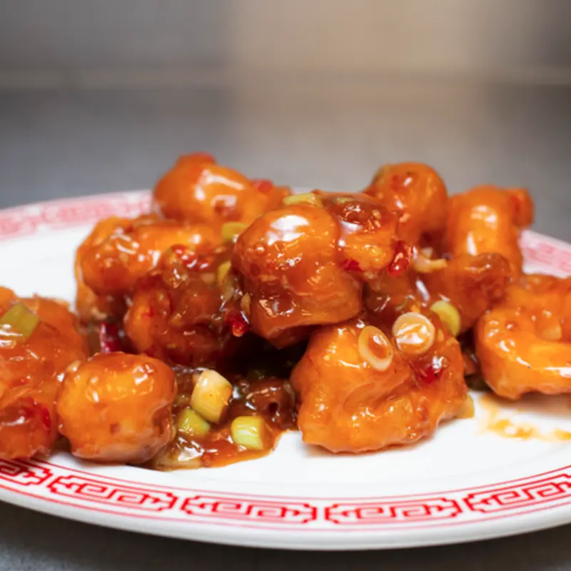 Lunch General Tso's Shrimp at PJK Neighborhood Chinese