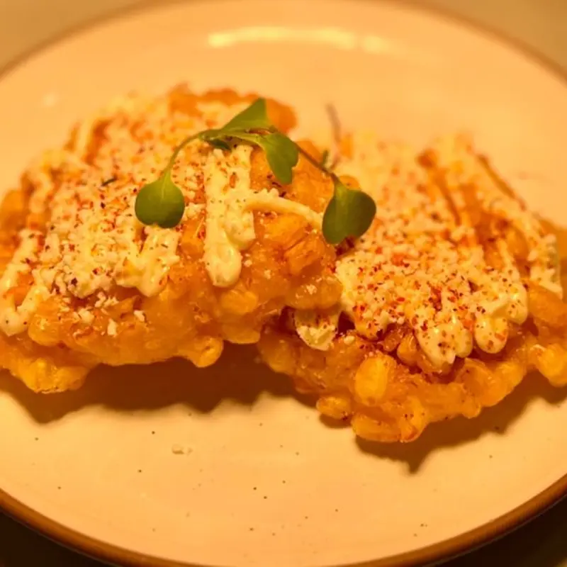 Elote Fritters at Unidos Restaurant Naples-SMB 1 - 9th ST SOUTH