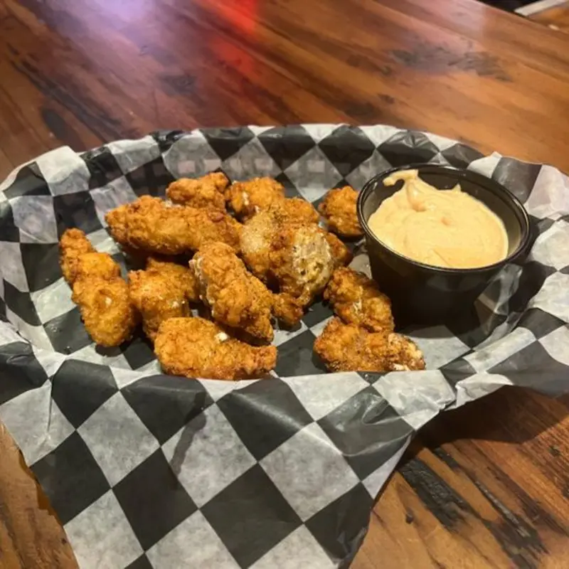 Fried Gator Bites App at Old Town Saloon-Naples 600 Goodlette-Frank Road