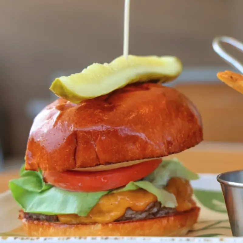 Classic Burger at Lake Park Diner