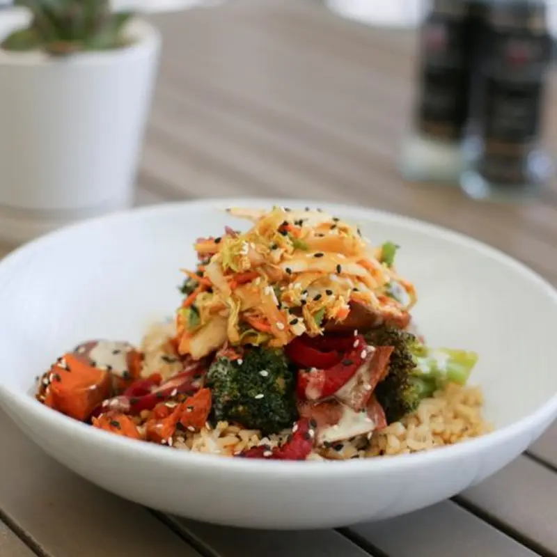 Orange Cauliflower Bowl at Lake Park Diner