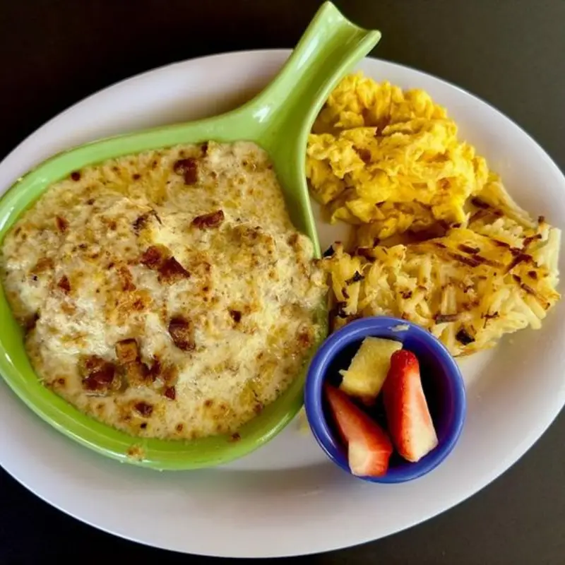 Big Biscuit & Sausage Gravy Skillet at Skillets Restaurant