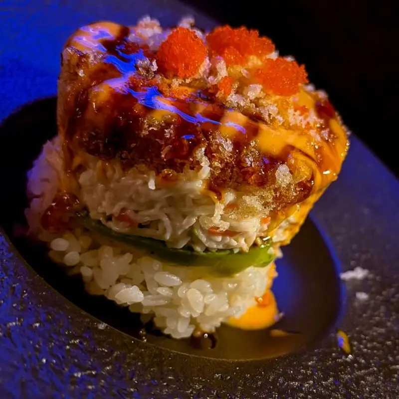 Ahi Tuna Tower at Hanami Japanese Fine Dining 1525 4th Street Unit C