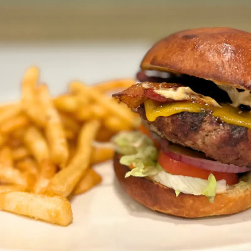 Duval's Burger at Duval's Fresh. Local. Seafood.
