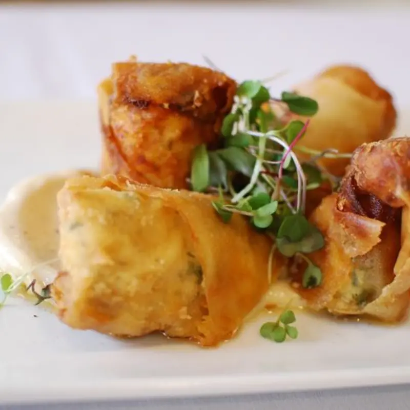 Shaved Steak Spring Rolls at Duval's Fresh. Local. Seafood.