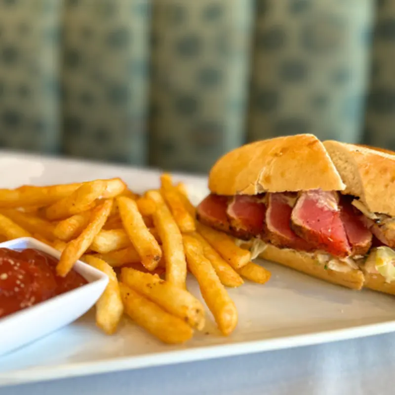 Twisted Tuna Sandwich at Duval's Fresh. Local. Seafood.