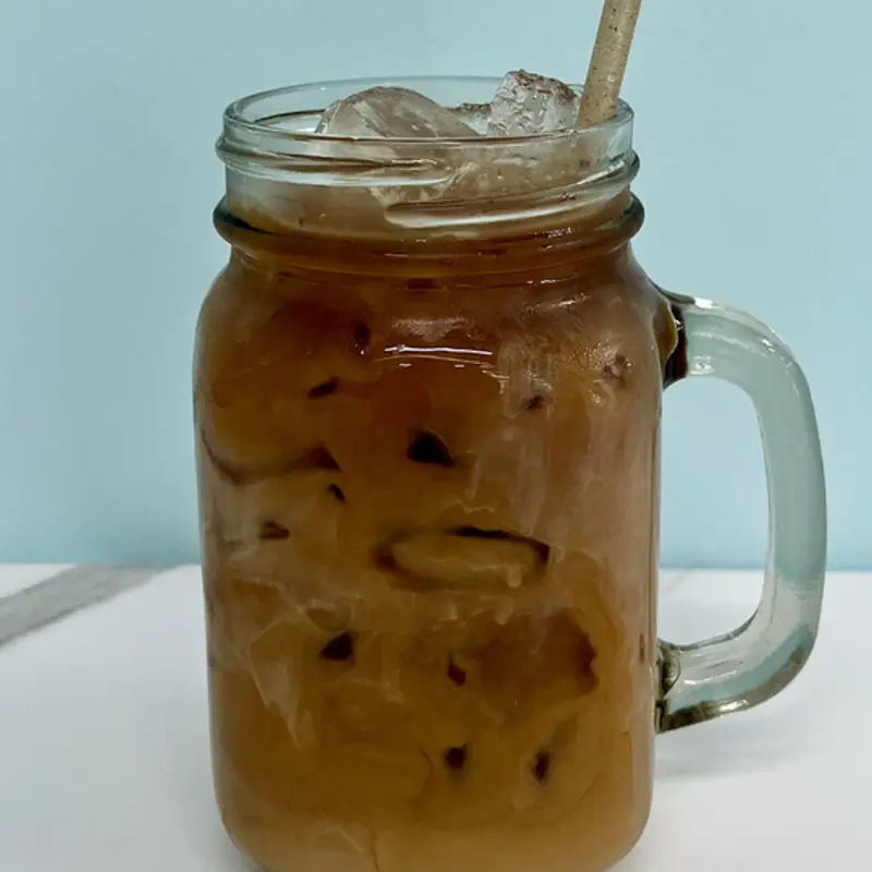 Iced Coffee at Waffle Monkey - Sarasota 52 S Palm Ave