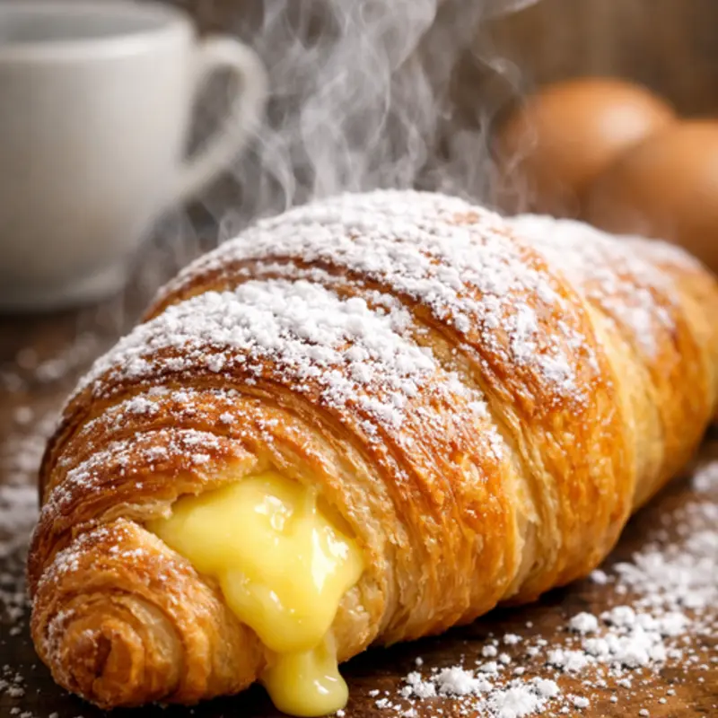 Pastry Cream Cornetto at Benè Italian Caffè 935 North Beneva Road, Unit 617