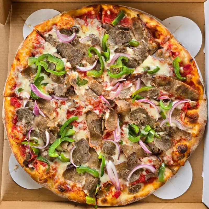 Medium 12" Bada Bing at Solorzano's Pizza Webber St.