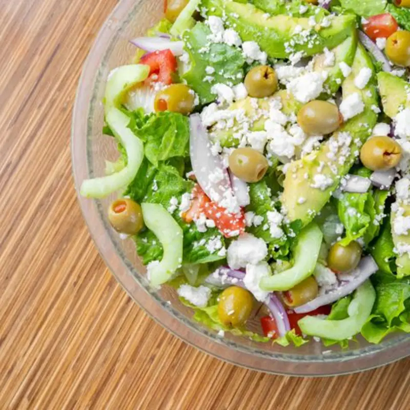 Greek Salad at Fish N Tails Oyster Bar
